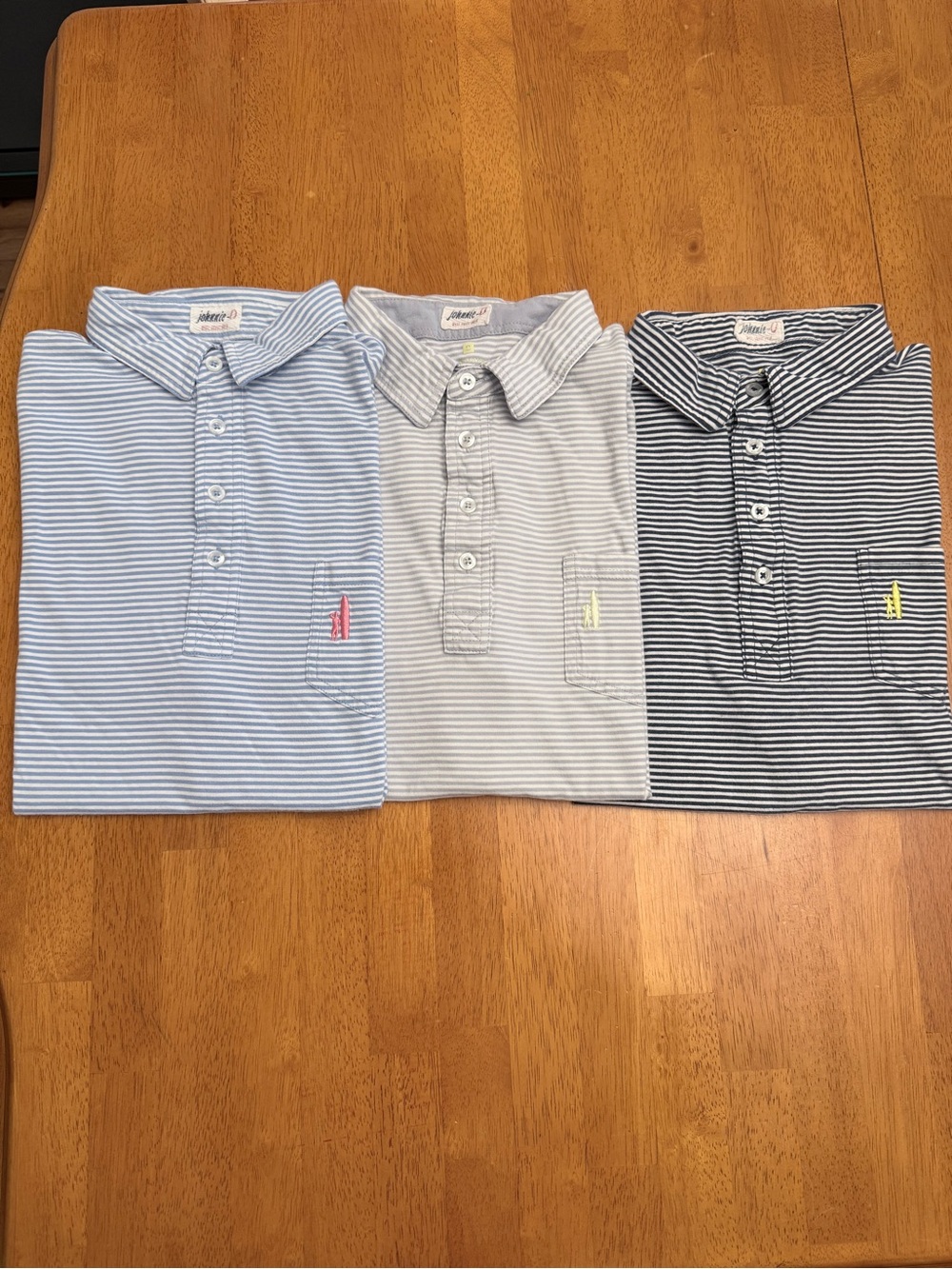 Lot of 3 Johnnie-O Polos